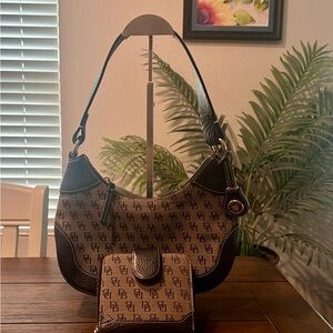 Dooney & Bourke Shoulder Bag With Matching Wallet